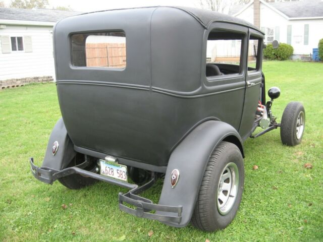 1930 Black Ford Model A Sedan