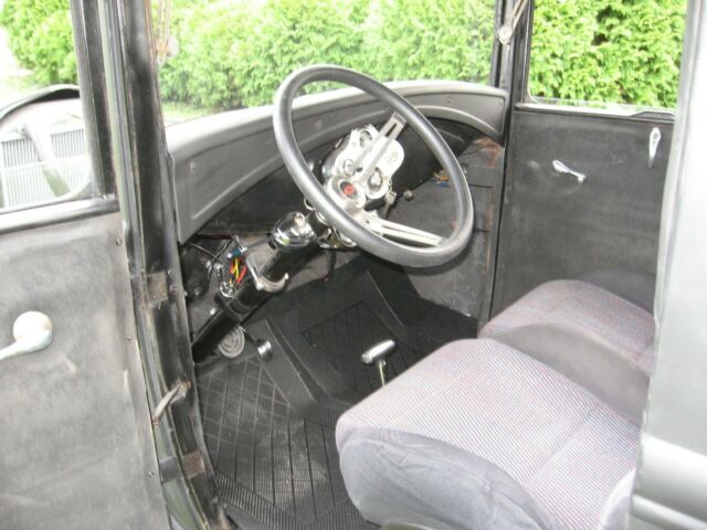 1930 Black Ford Model A Sedan