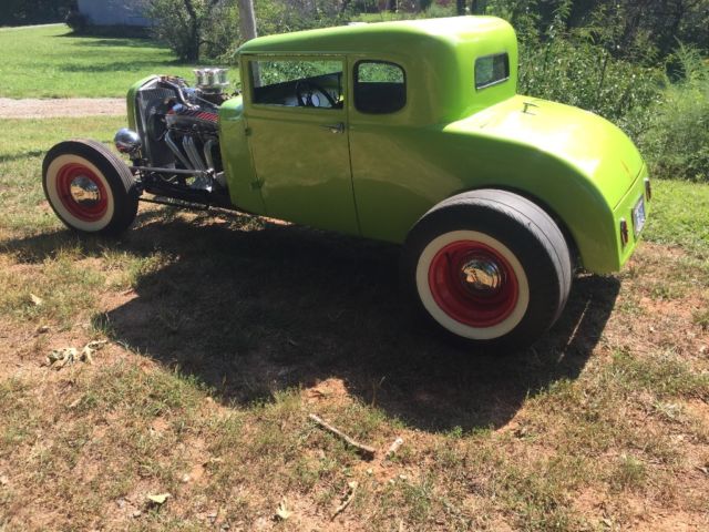 1930 Green Ford Model A Coupe