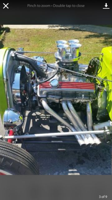 1930 Green Ford Model A Coupe
