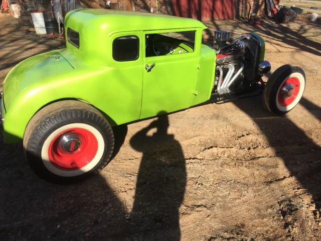 1930 Green Ford Model A Coupe