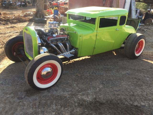 1930 Green Ford Model A Coupe