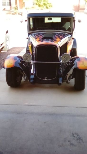1930 Black Ford Model A Sedan