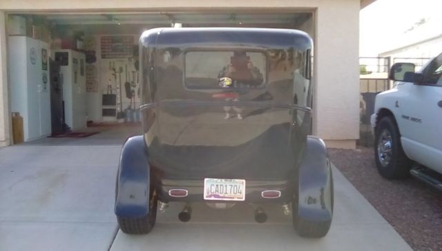 1930 Black Ford Model A Sedan