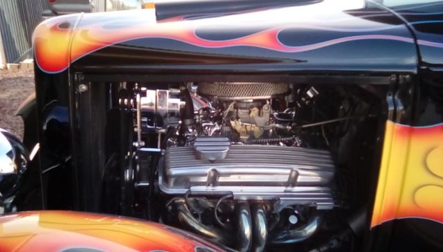 1930 Black Ford Model A Sedan