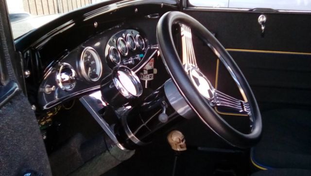 1930 Black Ford Model A Sedan