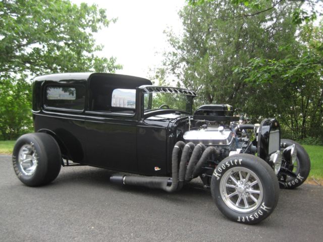 1930 Black Ford Model A Sedan