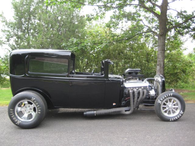1930 Black Ford Model A Sedan
