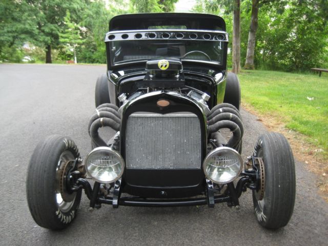 1930 Black Ford Model A Sedan