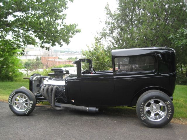 1930 Black Ford Model A Sedan