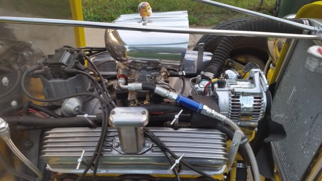 1930 CHROME YELLOW Ford Model A Sedan