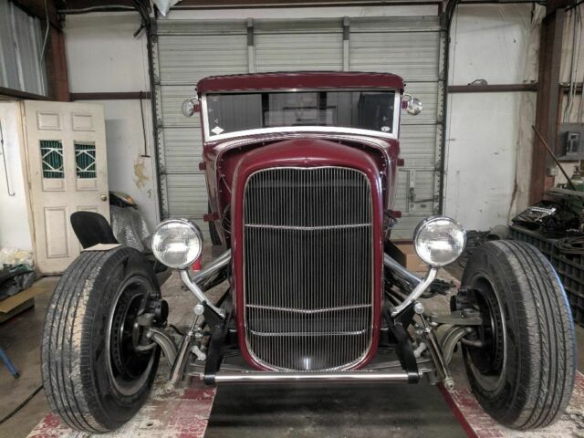 1930 Burgundy Ford Model A Coupe