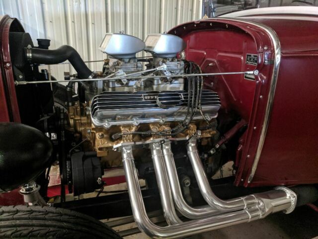 1930 Burgundy Ford Model A Coupe