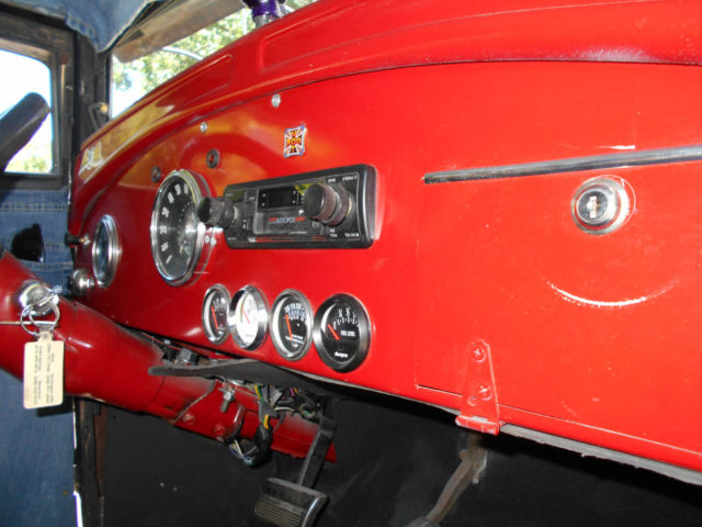 1930 Flat Black Ford Model A Sedan