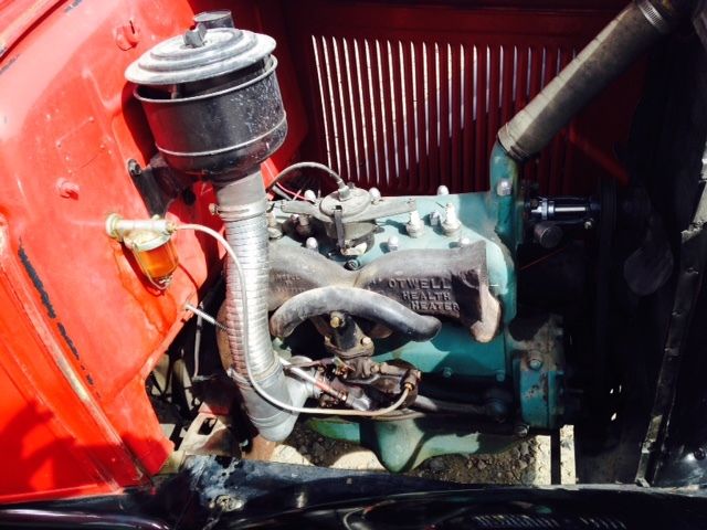 1930 Red with black fenders Ford Model A