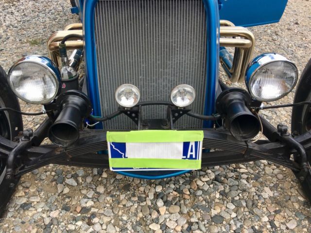 1930 Blue Ford Model A Rat Rod:Hot Rod:Street Rod:Other Model a Ford