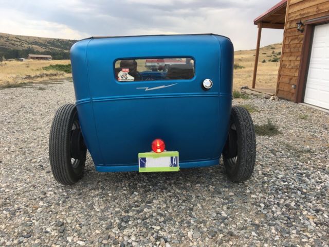 1930 Blue Ford Model A Rat Rod:Hot Rod:Street Rod:Other Model a Ford