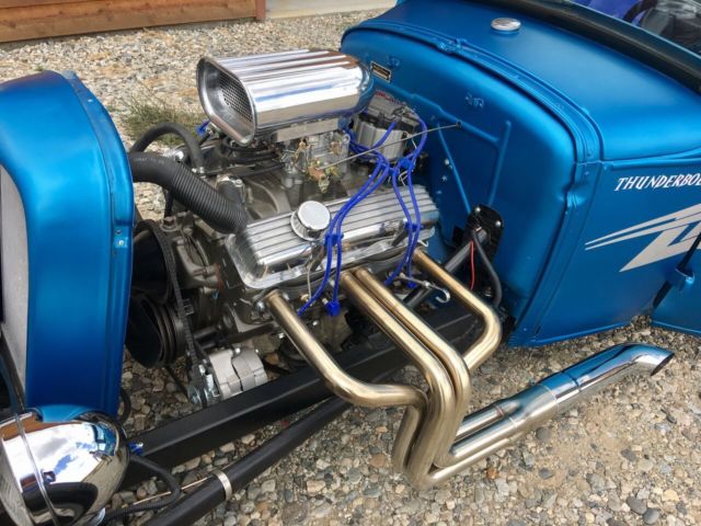 1930 Blue Ford Model A Rat Rod:Hot Rod:Street Rod:Other Model a Ford