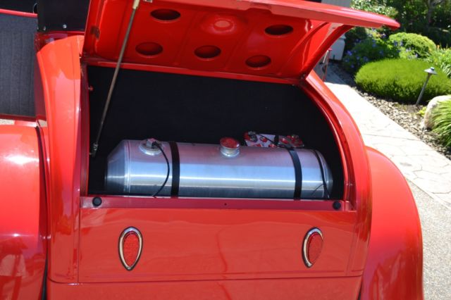 1930 Red Ford Model A Convertible