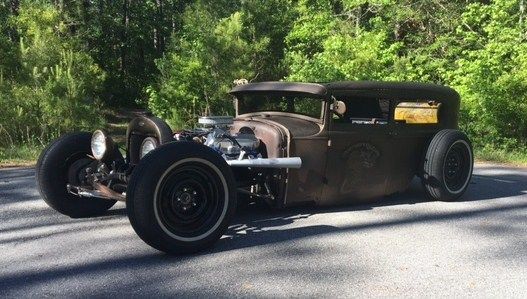 1930 Satin Rust Ford Model A Sedan
