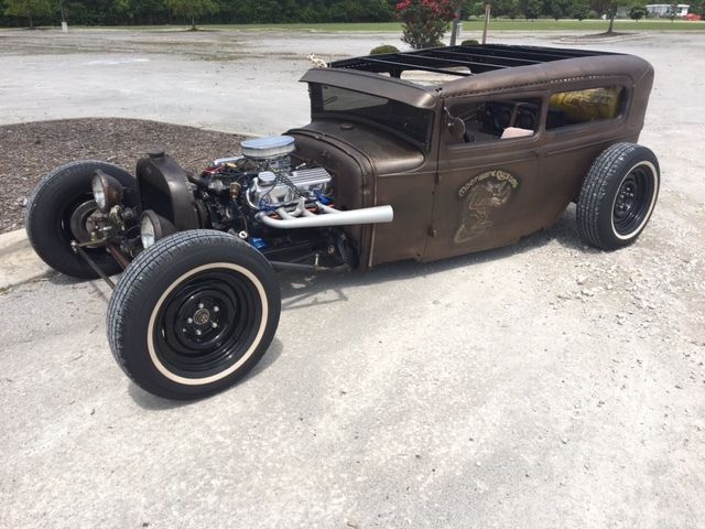 1930 Satin Rust Ford Model A Sedan