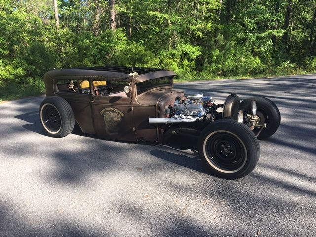 1930 Satin Rust Ford Model A Sedan