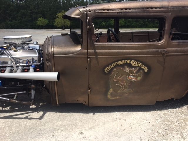 1930 Satin Rust Ford Model A Sedan