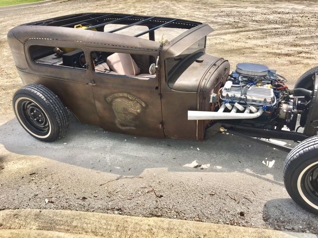 1930 Satin Rust Ford Model A Sedan