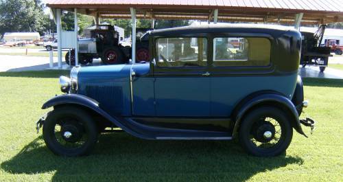 1930 Blue Ford Model A Sedan