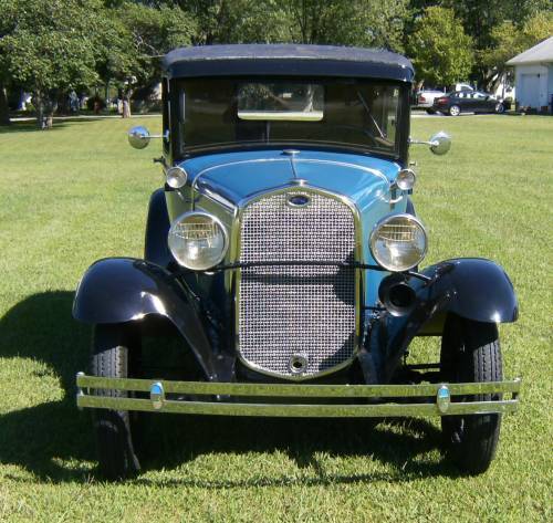 1930 Blue Ford Model A Sedan