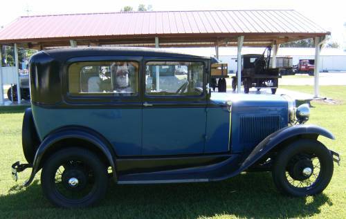 1930 Blue Ford Model A Sedan