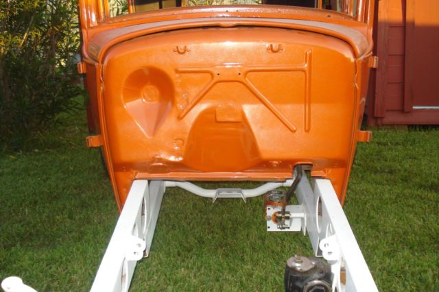 1930 Orange Ford Model A Sedan