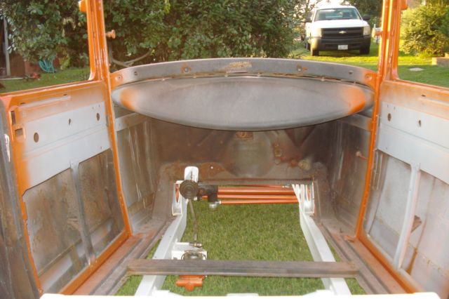 1930 Orange Ford Model A Sedan