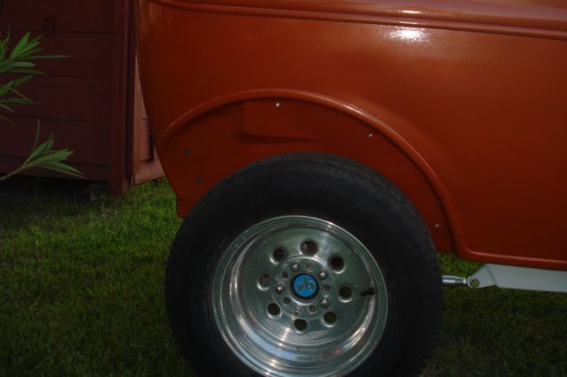 1930 Orange Ford Model A Sedan
