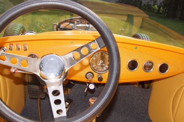 1930 Yellow Metallic Ford Model A Street Rod
