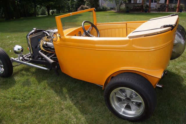 1930 Yellow Metallic Ford Model A Street Rod