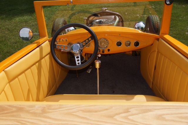 1930 Yellow Metallic Ford Model A Street Rod