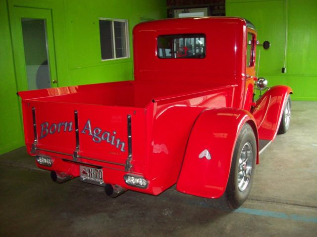 1930 Black Ford Model A Cab & Chassis