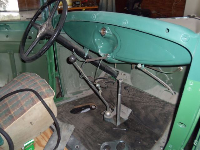 1930 Green Ford Model A Tudor Coach