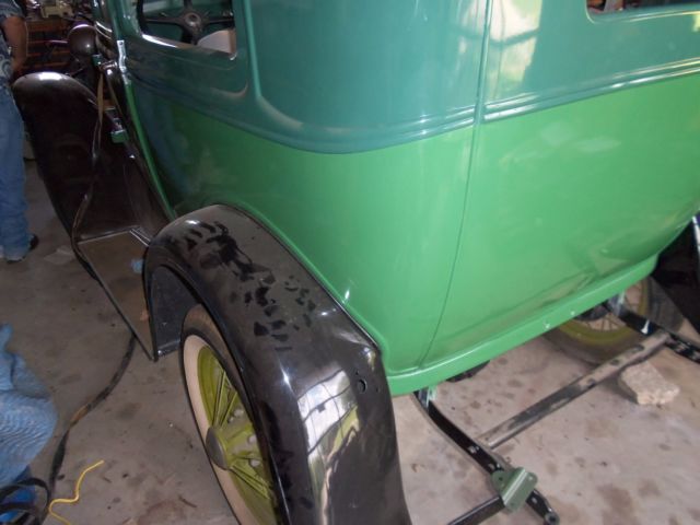 1930 Green Ford Model A Tudor Coach