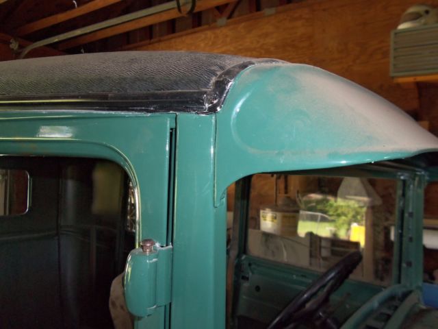 1930 Green Ford Model A Tudor Coach