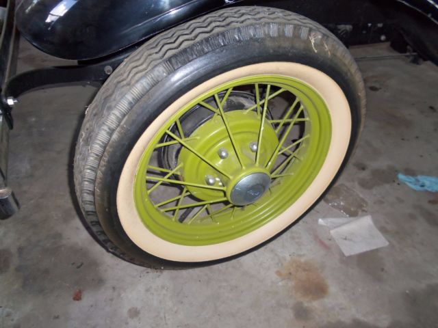 1930 Green Ford Model A Tudor Coach