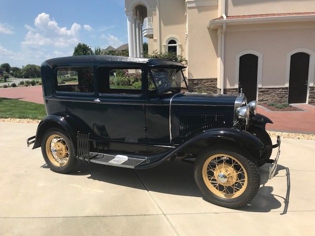 1930 Blue Ford Model A Coupe