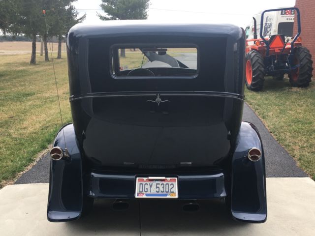 1930 Blue Ford Model A Two door Sedan