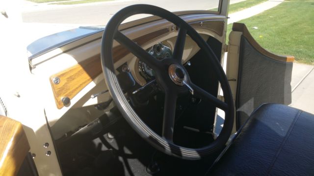 1930 Yellow and black Ford Model A Convertible/ truck/ model A