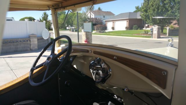 1930 Yellow and black Ford Model A Convertible/ truck/ model A