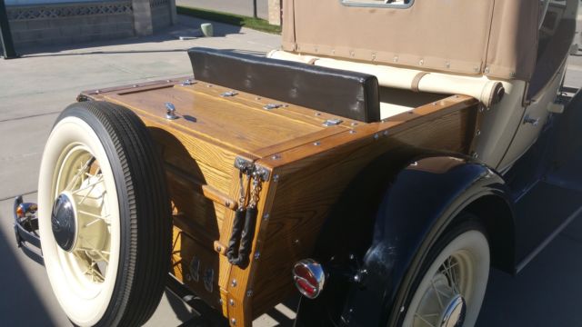 1930 Yellow and black Ford Model A Convertible/ truck/ model A