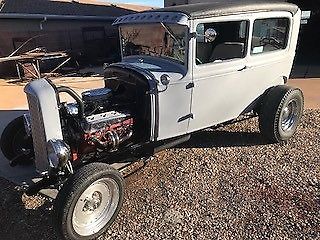 1930 Gray primer Ford Model A Sedan
