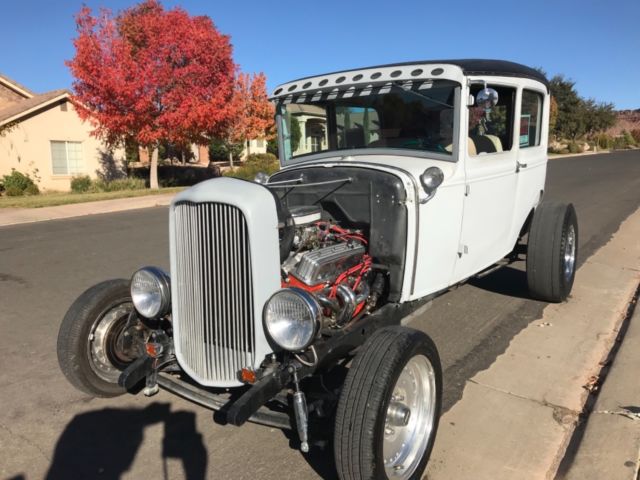 1930 Gray primer Ford Model A Sedan