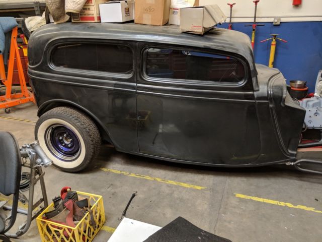 1933 Black Ford Model A Cab & Chassis